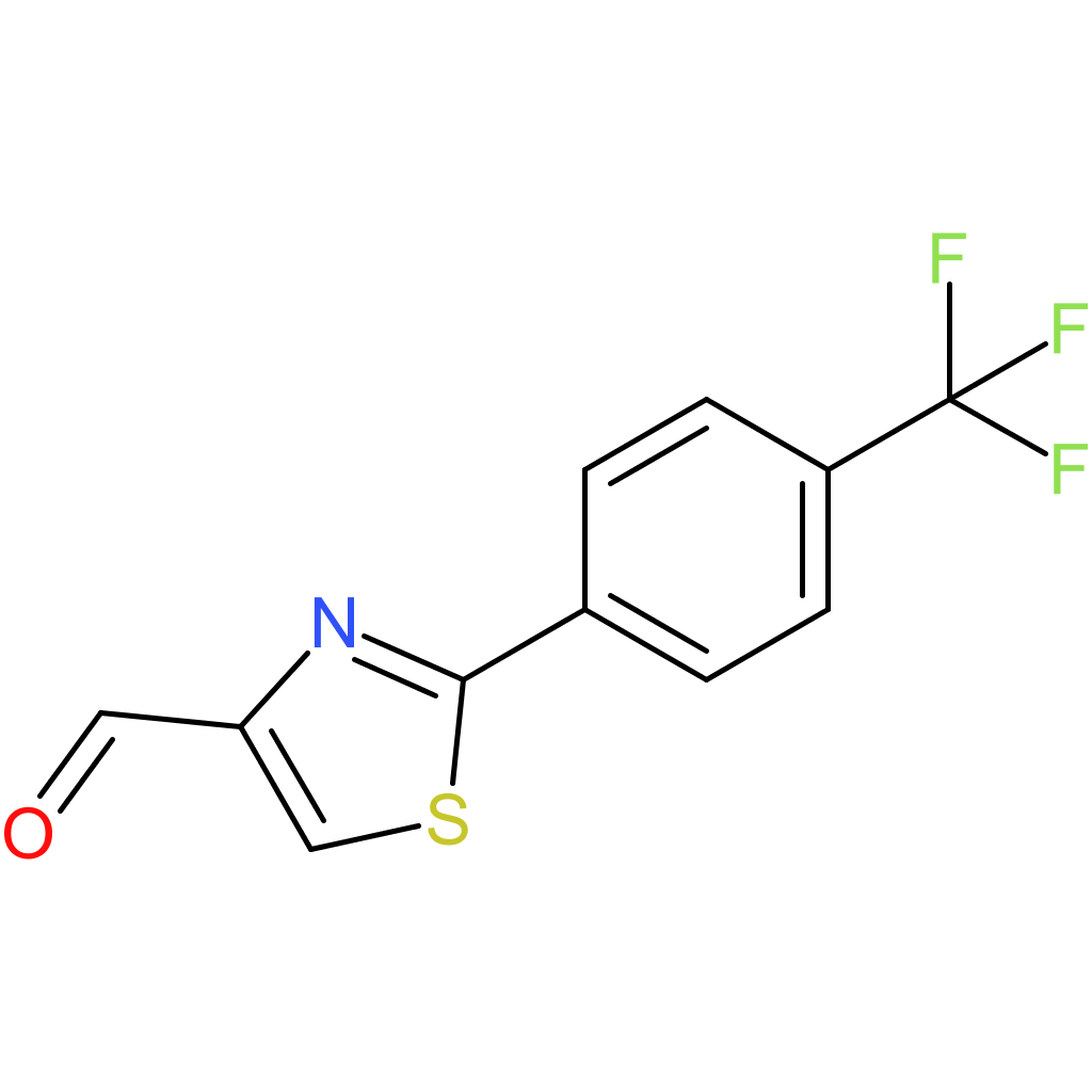 2-(4-(trifluoromethyl)phenyl)thiazole-4-carbaldehyde