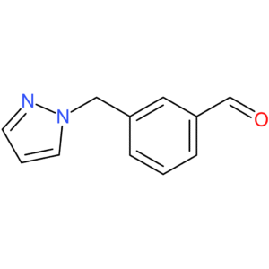 3-((1H-pyrazol-1-yl)methyl)benzaldehyde