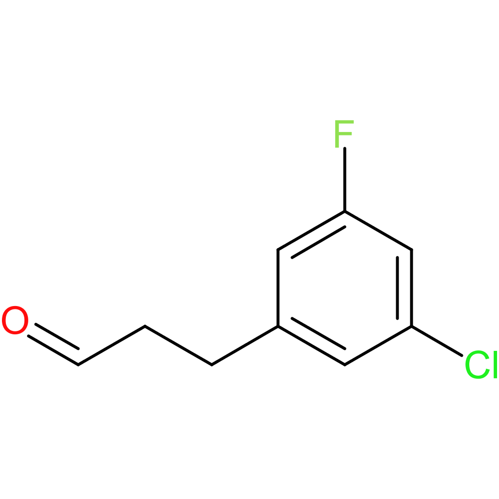 3-(3-chloro-5-fluorophenyl)propanal