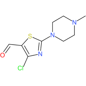 4-chloro-2-(4-methylpiperazin-1-yl)thiazole-5-carbaldehyde
