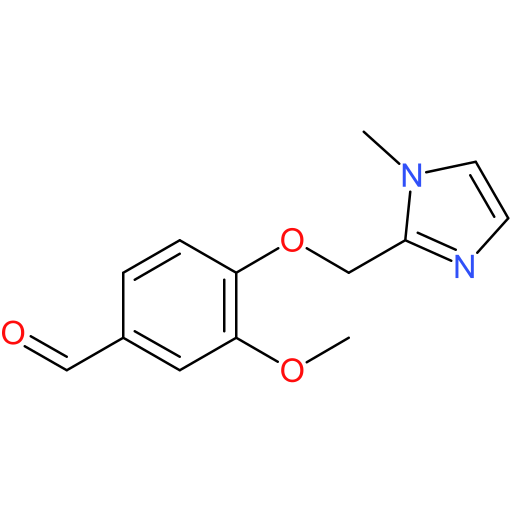 3-methoxy-4-((1-methyl-1H-imidazol-2-yl)methoxy)benzaldehyde