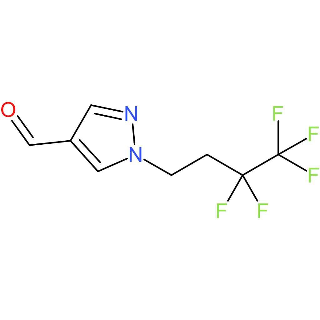 1-(3,3,4,4,4-pentafluorobutyl)-1H-pyrazole-4-carbaldehyde