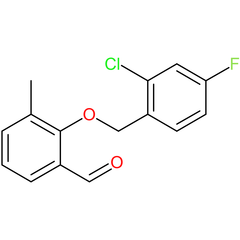 2-((2-chloro-4-fluorobenzyl)oxy)-3-methylbenzaldehyde