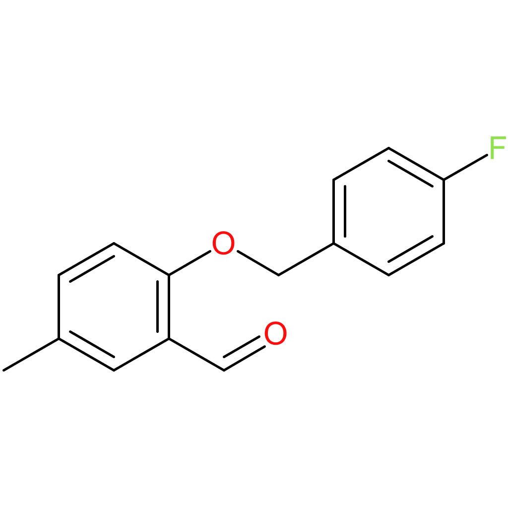 2-((4-fluorobenzyl)oxy)-5-methylbenzaldehyde