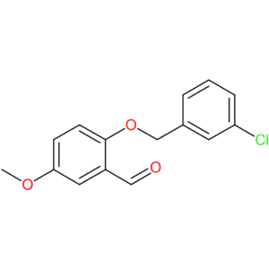 2-((3-chlorobenzyl)oxy)-5-methoxybenzaldehyde