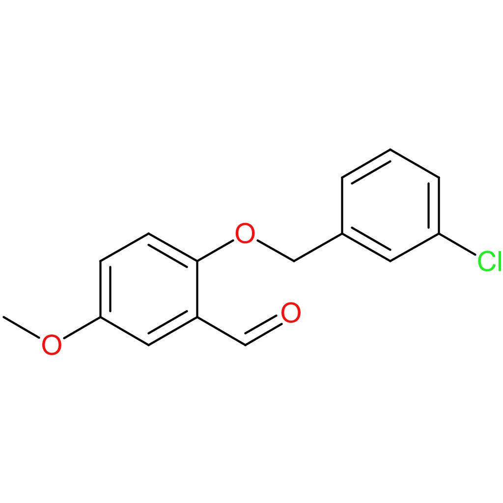 2-((3-chlorobenzyl)oxy)-5-methoxybenzaldehyde