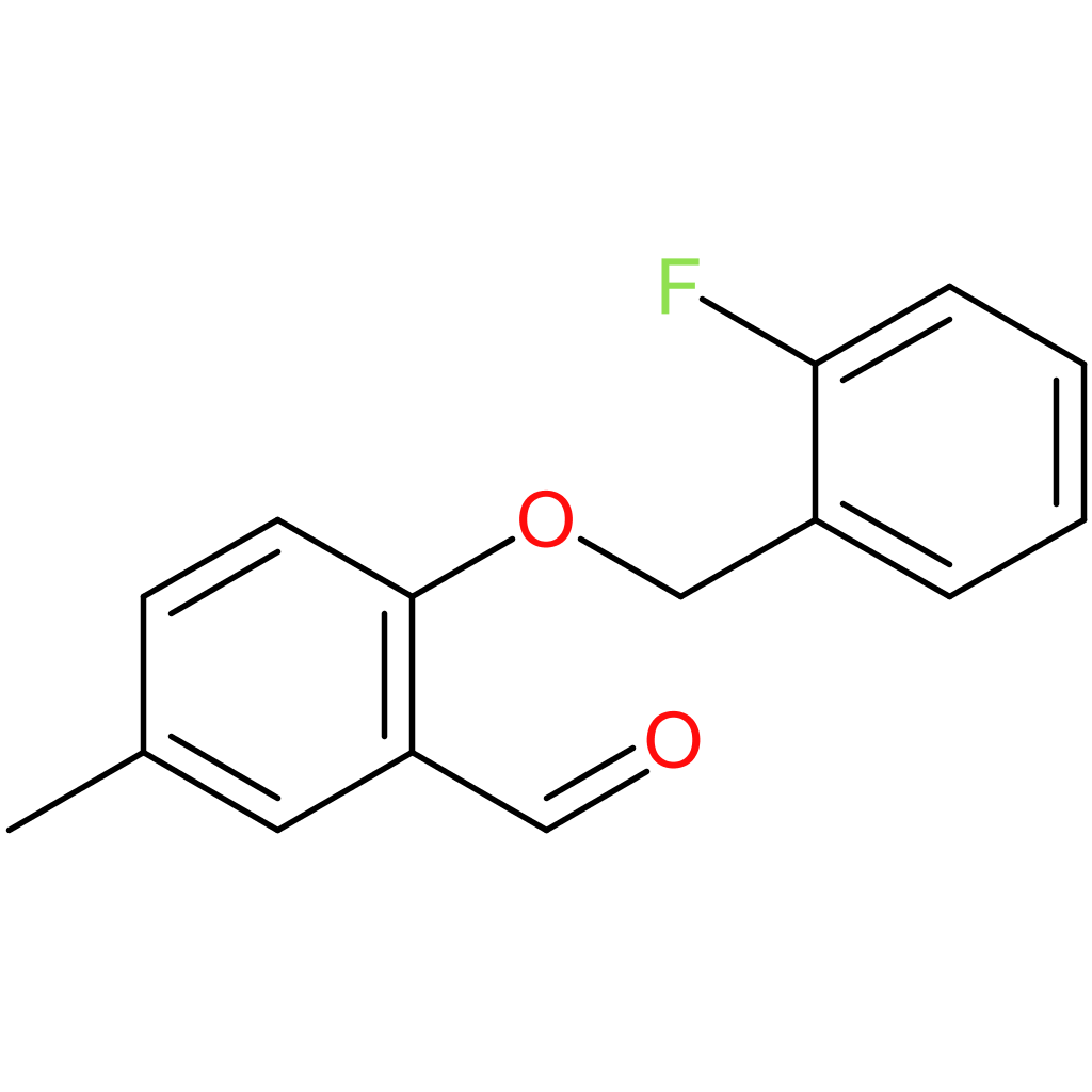 2-((2-fluorobenzyl)oxy)-5-methylbenzaldehyde