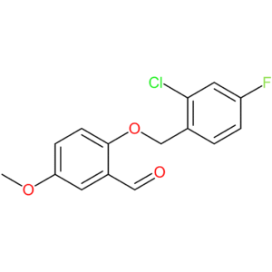 2-((2-chloro-4-fluorobenzyl)oxy)-5-methoxybenzaldehyde