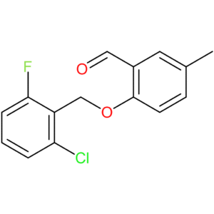 2-((2-chloro-6-fluorobenzyl)oxy)-5-methylbenzaldehyde