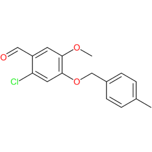 2-chloro-5-methoxy-4-((4-methylbenzyl)oxy)benzaldehyde