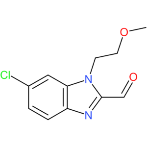 6-chloro-1-(2-methoxyethyl)-1H-benzo[d]imidazole-2-carbaldehyde