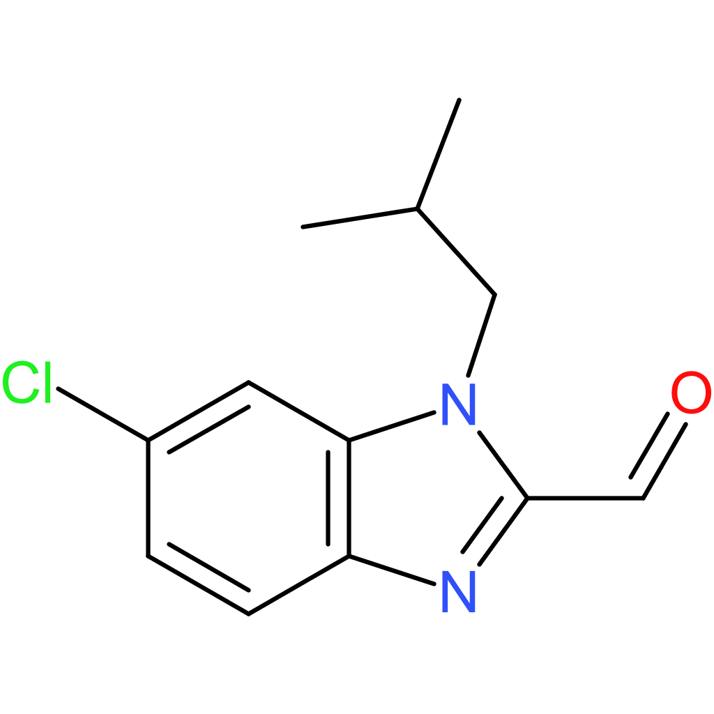 6-chloro-1-isobutyl-1H-benzo[d]imidazole-2-carbaldehyde