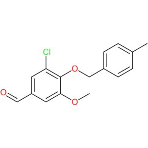 3-chloro-5-methoxy-4-((4-methylbenzyl)oxy)benzaldehyde