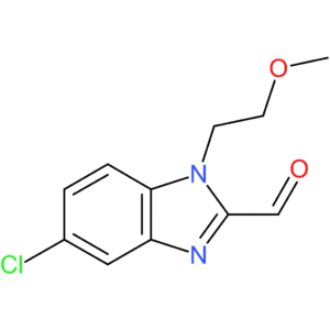 5-chloro-1-(2-methoxyethyl)-1H-benzo[d]imidazole-2-carbaldehyde