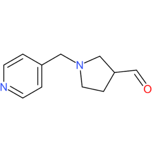 1-(pyridin-4-ylmethyl)pyrrolidine-3-carbaldehyde