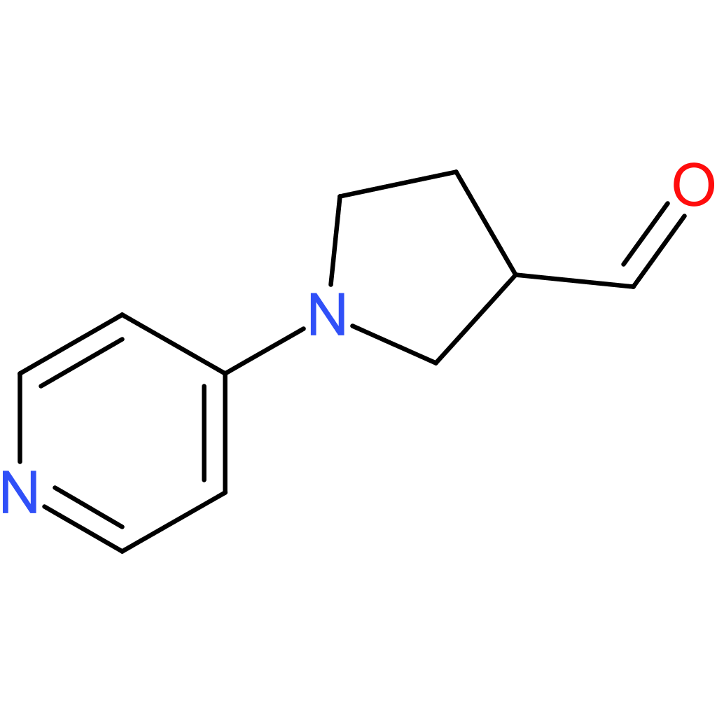 1-(pyridin-4-yl)pyrrolidine-3-carbaldehyde