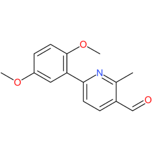6-(2,5-dimethoxyphenyl)-2-methylnicotinaldehyde
