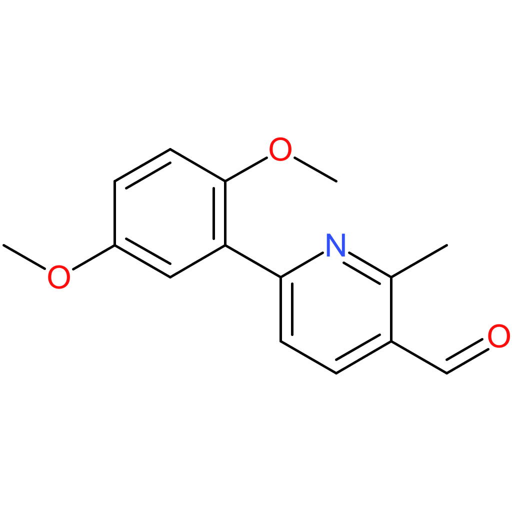 6-(2,5-dimethoxyphenyl)-2-methylnicotinaldehyde