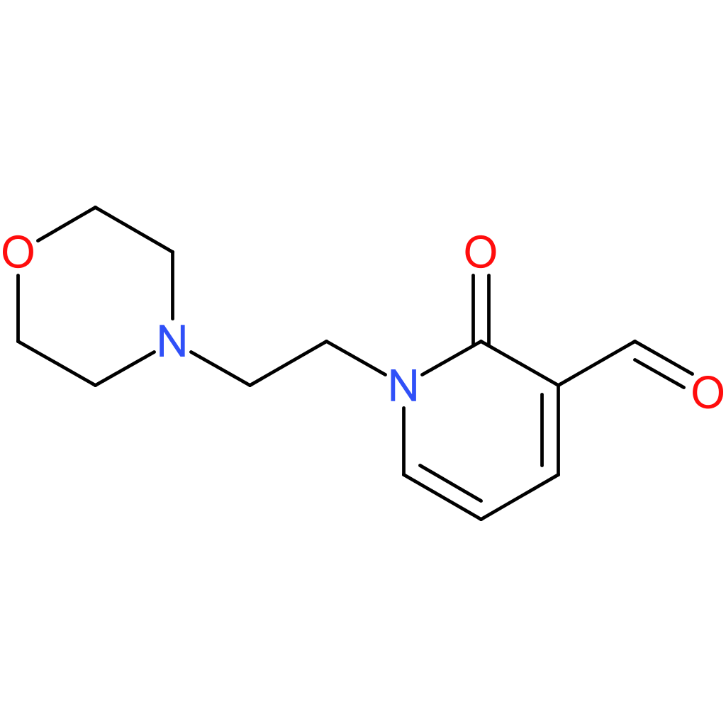 1-(2-morpholinoethyl)-2-oxo-1,2-dihydropyridine-3-carbaldehyde