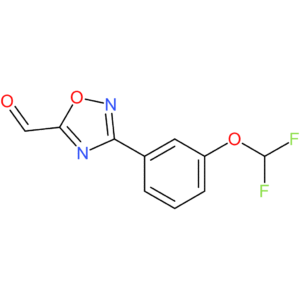 3-(3-(difluoromethoxy)phenyl)-1,2,4-oxadiazole-5-carbaldehyde