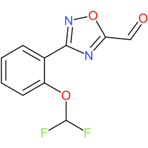 3-(2-(difluoromethoxy)phenyl)-1,2,4-oxadiazole-5-carbaldehyde