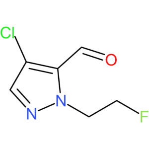 4-chloro-1-(2-fluoroethyl)-1H-pyrazole-5-carbaldehyde