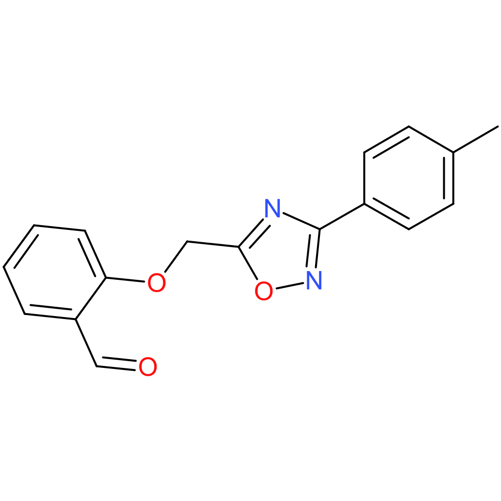 2-((3-(p-tolyl)-1,2,4-oxadiazol-5-yl)methoxy)benzaldehyde