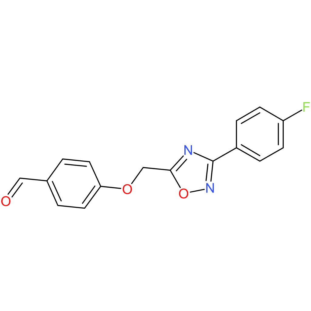 4-((3-(4-fluorophenyl)-1,2,4-oxadiazol-5-yl)methoxy)benzaldehyde