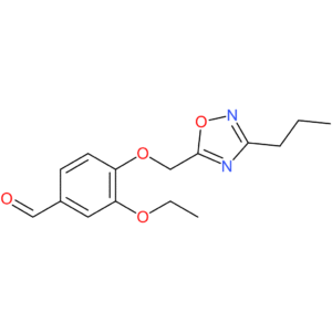 3-ethoxy-4-((3-propyl-1,2,4-oxadiazol-5-yl)methoxy)benzaldehyde