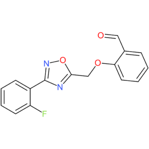 2-((3-(2-fluorophenyl)-1,2,4-oxadiazol-5-yl)methoxy)benzaldehyde