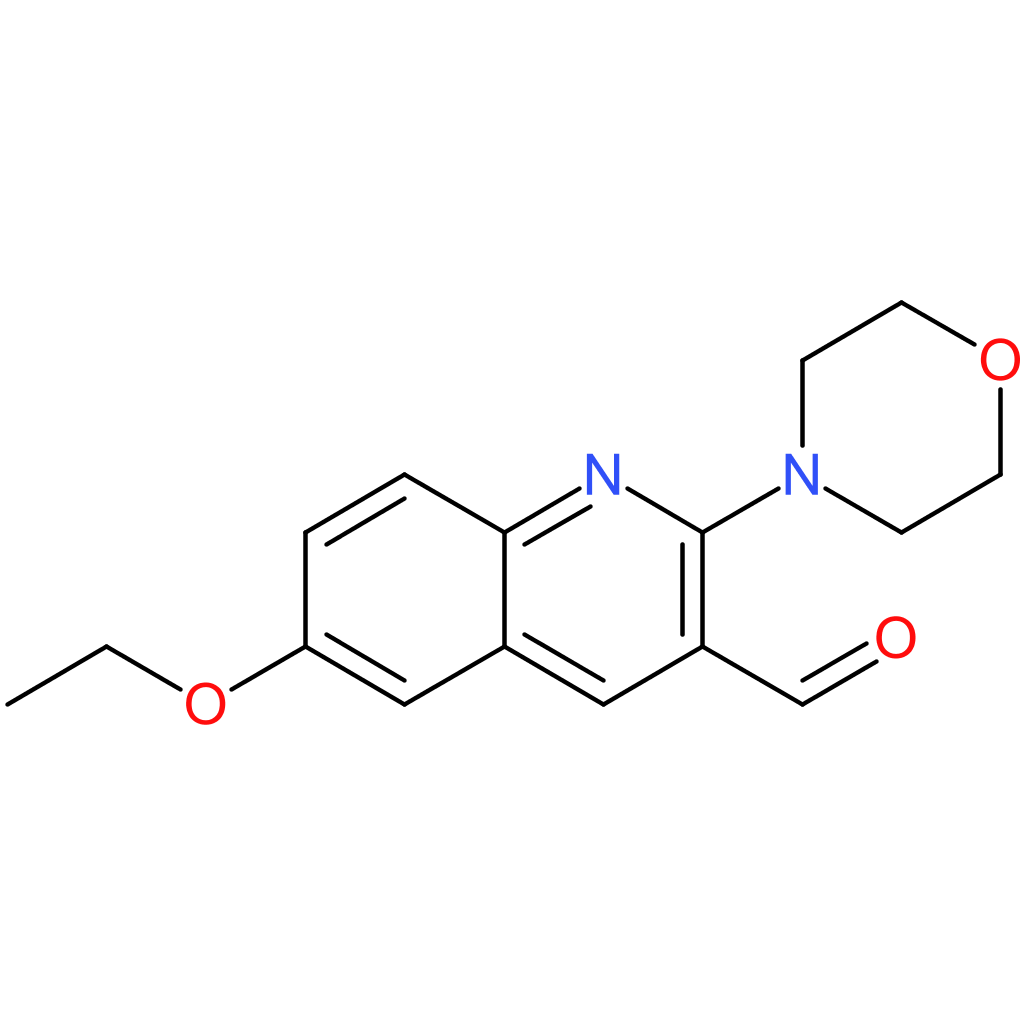 6-ethoxy-2-morpholinoquinoline-3-carbaldehyde