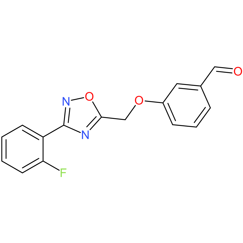 3-((3-(2-fluorophenyl)-1,2,4-oxadiazol-5-yl)methoxy)benzaldehyde
