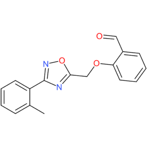 2-((3-(o-tolyl)-1,2,4-oxadiazol-5-yl)methoxy)benzaldehyde