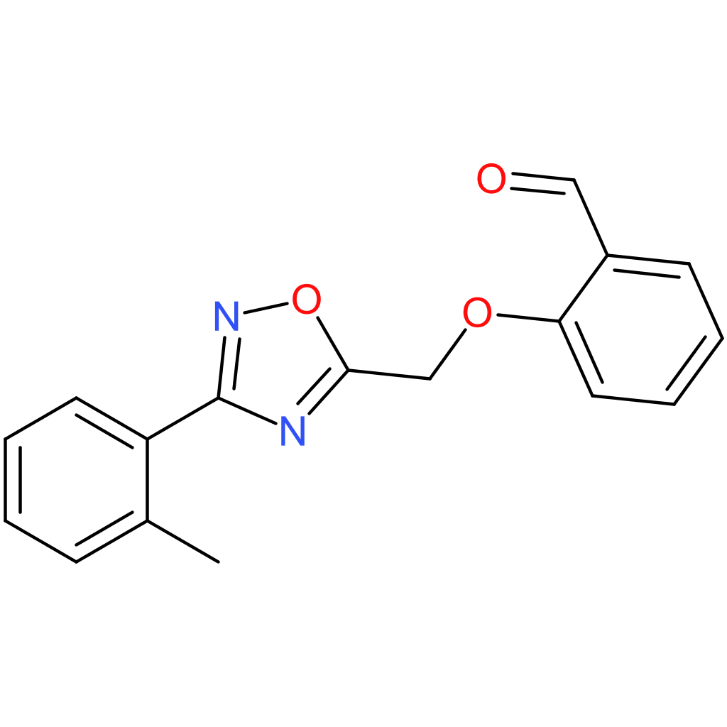 2-((3-(o-tolyl)-1,2,4-oxadiazol-5-yl)methoxy)benzaldehyde