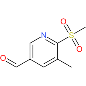 5-methyl-6-(methylsulfonyl)nicotinaldehyde