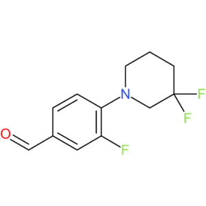 4-(3,3-difluoropiperidin-1-yl)-3-fluorobenzaldehyde