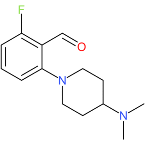 2-(4-(dimethylamino)piperidin-1-yl)-6-fluorobenzaldehyde
