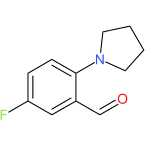 5-fluoro-2-(pyrrolidin-1-yl)benzaldehyde