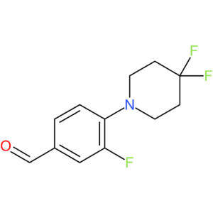 4-(4,4-difluoropiperidin-1-yl)-3-fluorobenzaldehyde