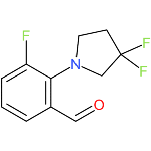 2-(3,3-difluoropyrrolidin-1-yl)-3-fluorobenzaldehyde
