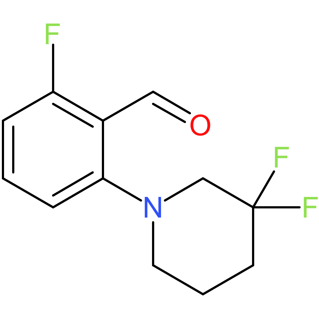 2-(3,3-difluoropiperidin-1-yl)-6-fluorobenzaldehyde
