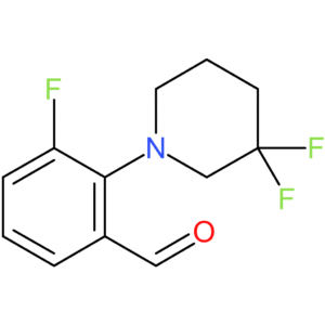 2-(3,3-difluoropiperidin-1-yl)-3-fluorobenzaldehyde
