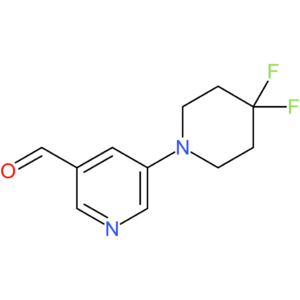 5-(4,4-difluoropiperidin-1-yl)nicotinaldehyde