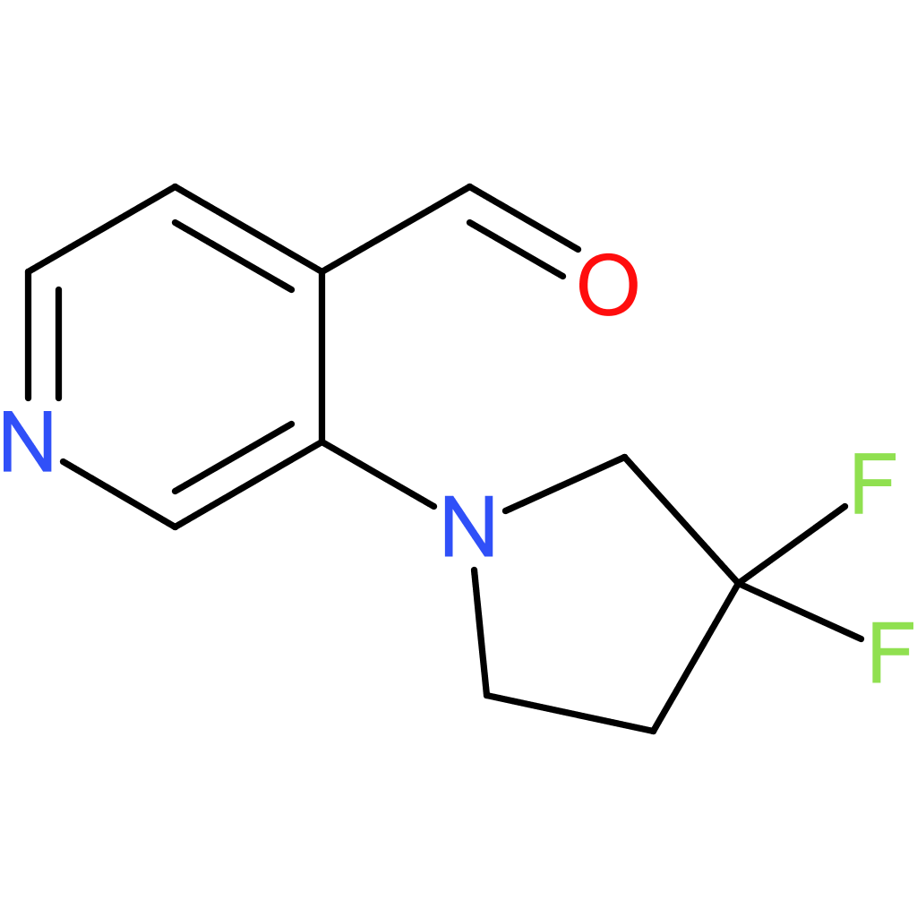 3-(3,3-difluoropyrrolidin-1-yl)isonicotinaldehyde