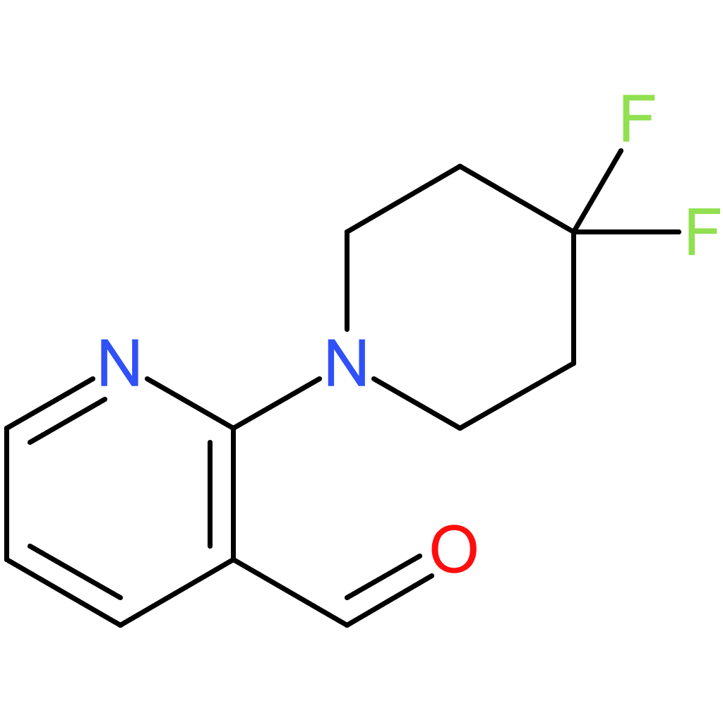 2-(4,4-difluoropiperidin-1-yl)nicotinaldehyde