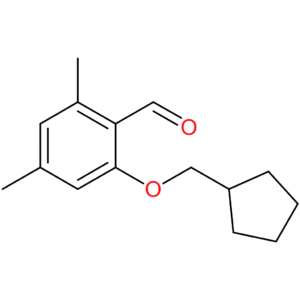 2-(cyclopentylmethoxy)-4,6-dimethylbenzaldehyde