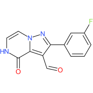 2-(3-fluorophenyl)-4-oxo-4,5-dihydropyrazolo[1,5-a]pyrazine-3-carbaldehyde