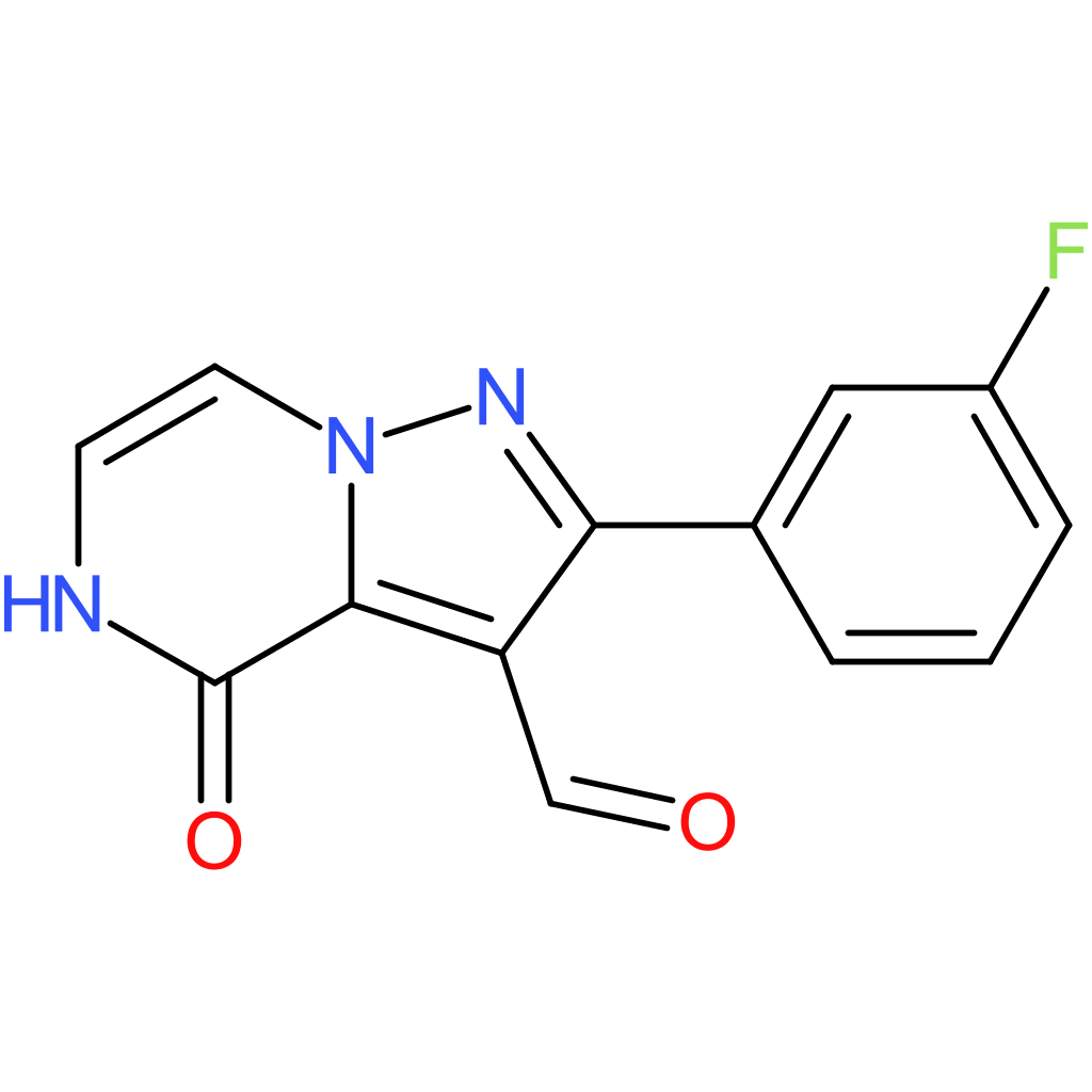 2-(3-fluorophenyl)-4-oxo-4,5-dihydropyrazolo[1,5-a]pyrazine-3-carbaldehyde