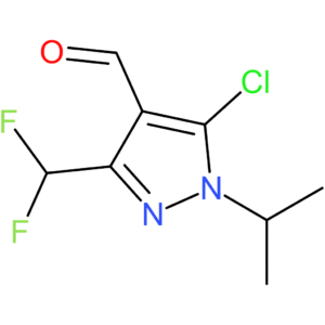 5-chloro-3-(difluoromethyl)-1-isopropyl-1H-pyrazole-4-carbaldehyde