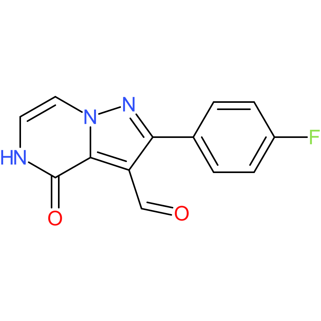 2-(4-fluorophenyl)-4-oxo-4,5-dihydropyrazolo[1,5-a]pyrazine-3-carbaldehyde